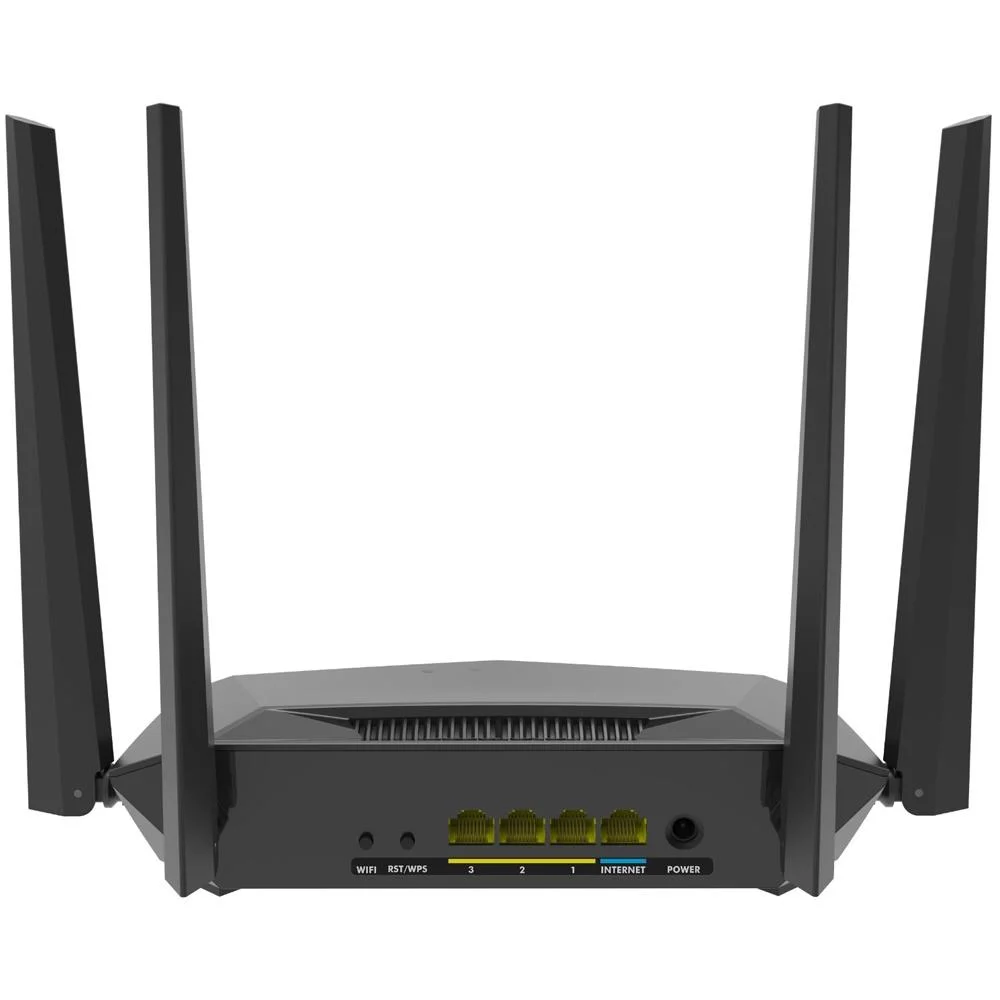 Roteador Wireless Intelbras Action Rg 1200 Gigabit Dual Band Ac1200 Mbps 4 Antenas Mu-mimo - Preto