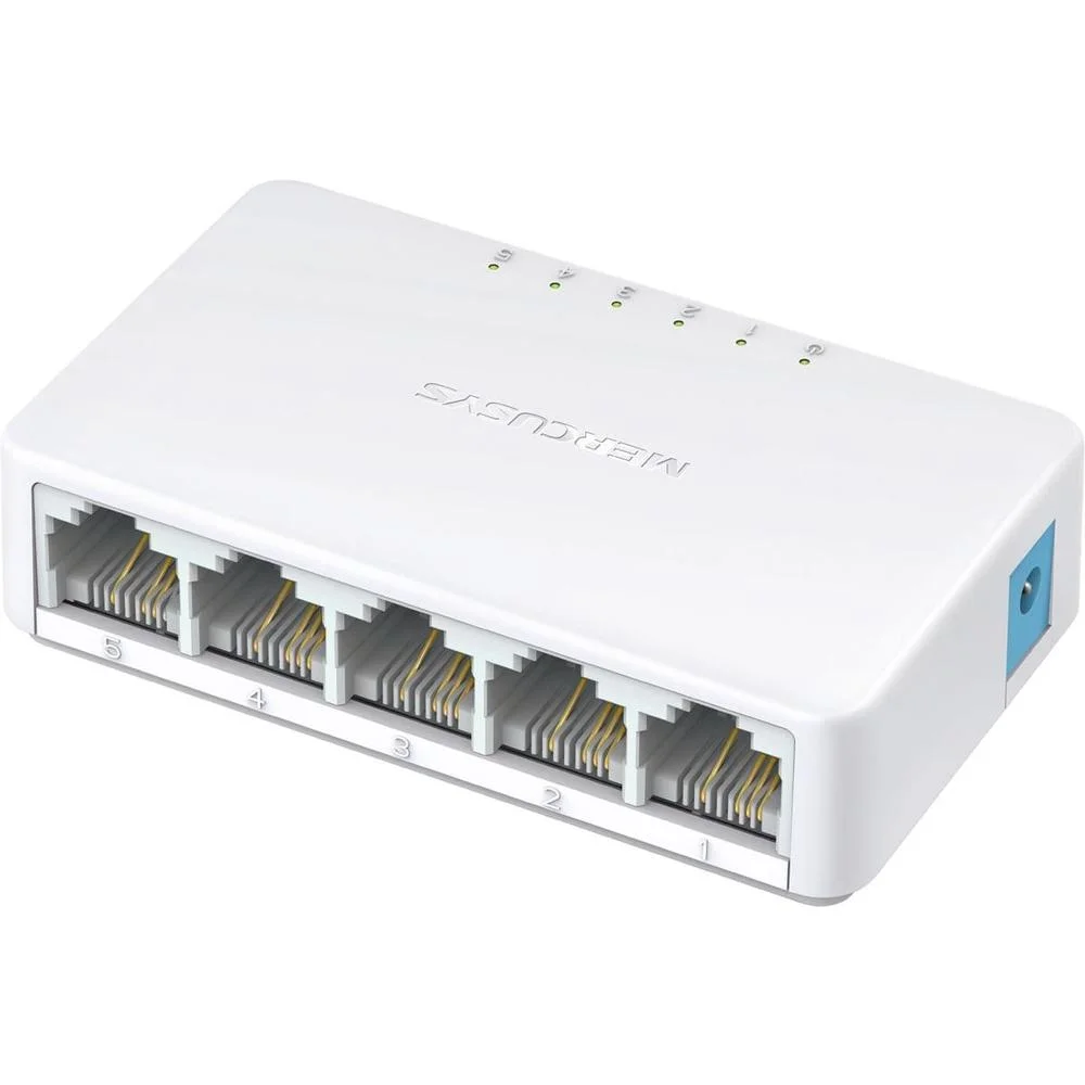 Switch Mercusys De Mesa, 10/100Mbps, Ethernet, 5 Portas - MS105 Switch Mercusys De Mesa, 10/100Mbps, Ethernet, 5 Portas - MS105