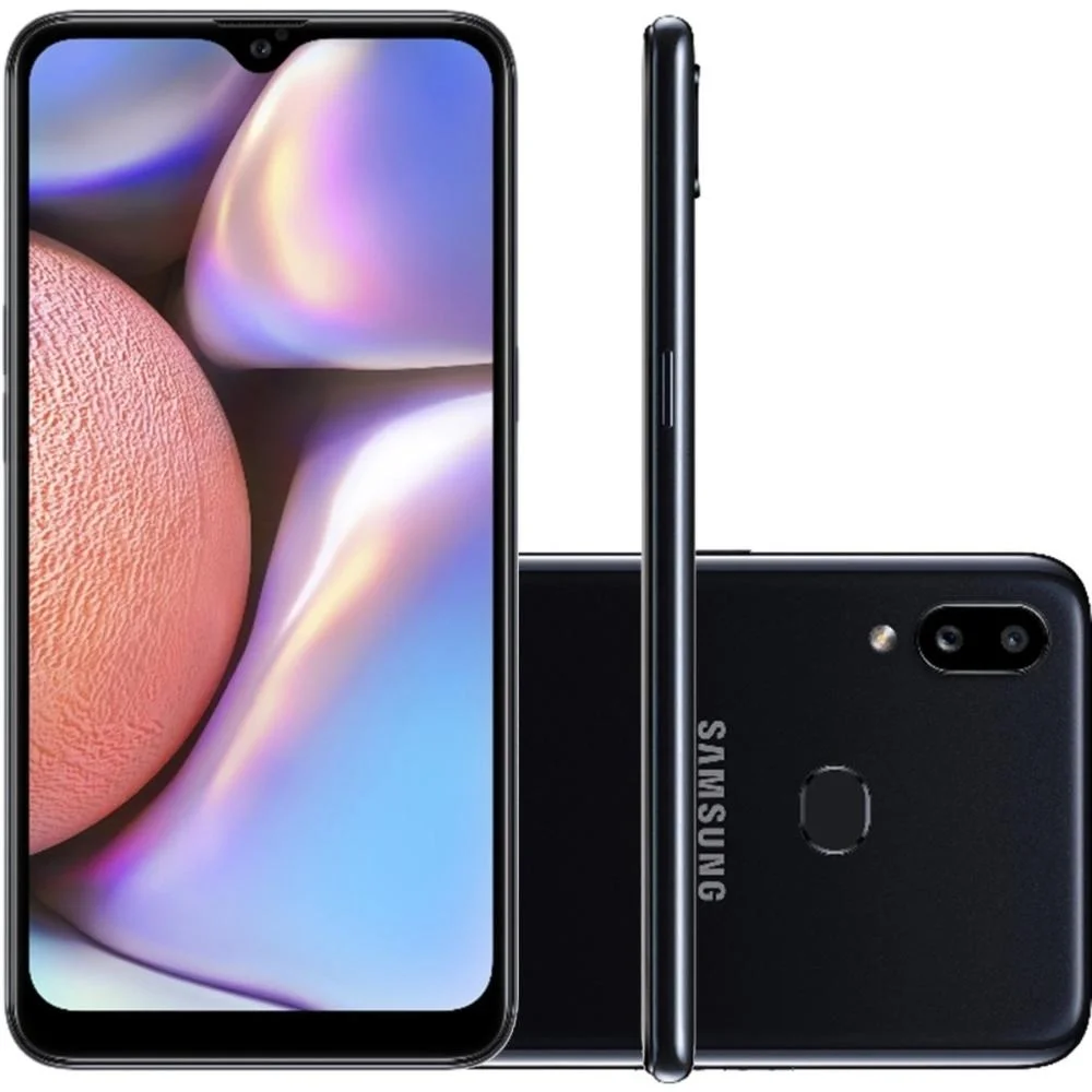 Imagem 1 de 5 do produto Smartphone Samsung Galaxy A10s 32GB  4G - Octa-core, 2GB RAM, 6.2", Câm. Dupla + Selfie 8mp - Azul