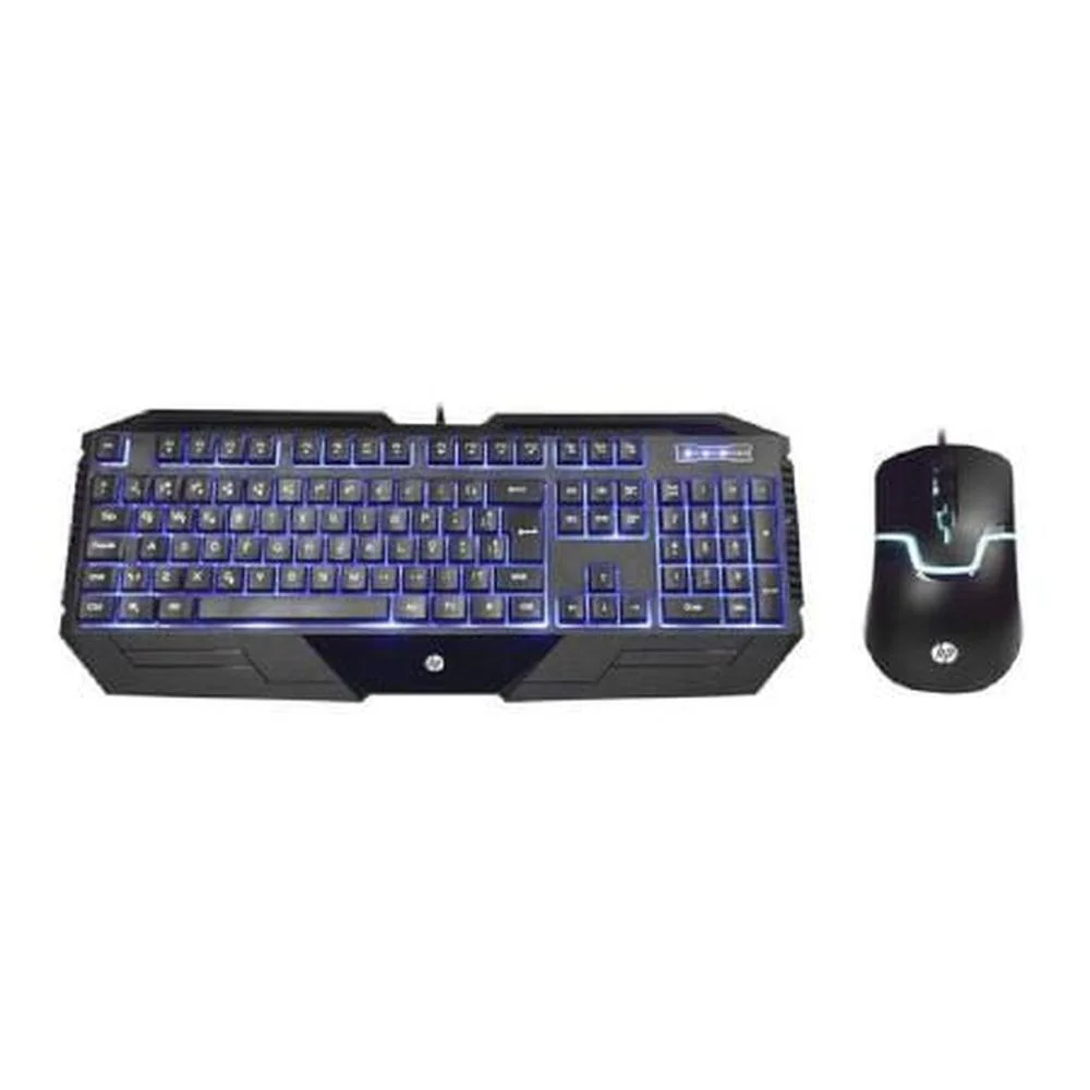 Kit Gamer HP GK1100, com Mouse 1600DPI, Óptico Infravermelho, + Teclado LED Azul, ABNT, Anti-Ghosting, Preto - view 4