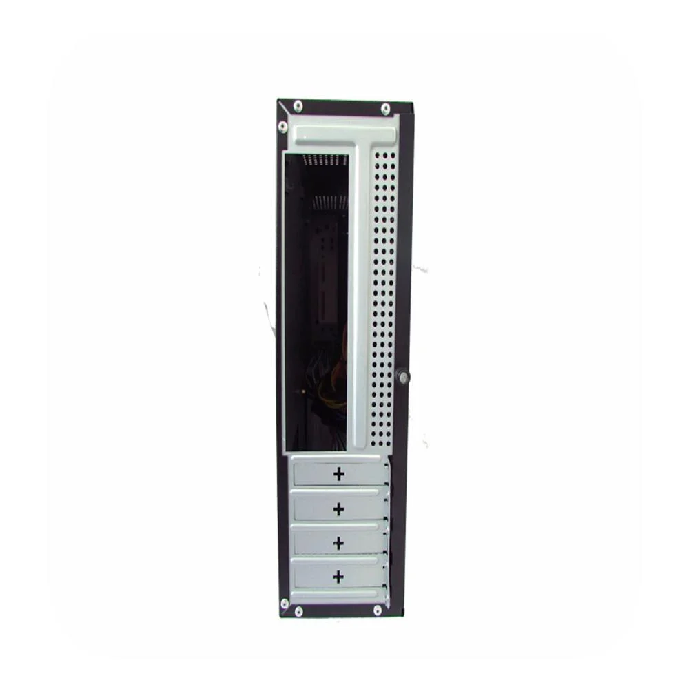 Imagem 2 de 5 do produto Gabinete Slim K-Mex Gm-07t7, Micro Atx, Com Fonte 200W E Cabo, Preto