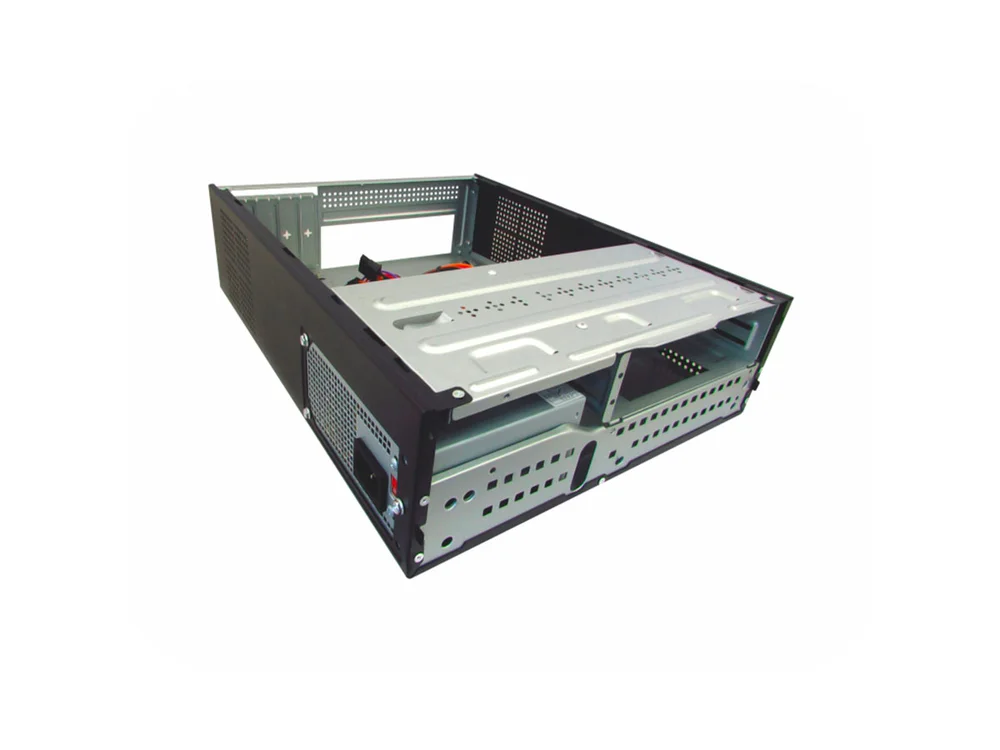 Imagem 4 de 5 do produto Gabinete Slim K-Mex Gm-07t7, Micro Atx, Com Fonte 200W E Cabo, Preto