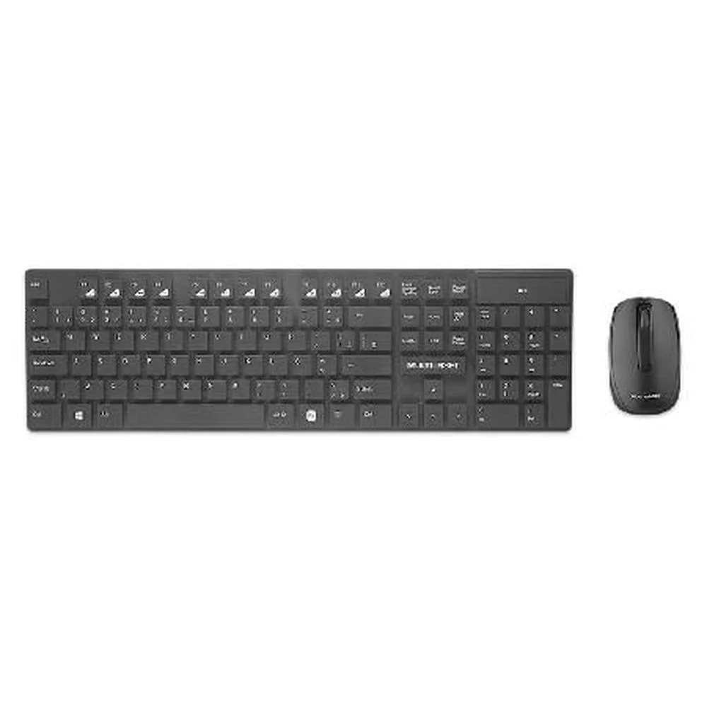 Imagem 4 de 5 do produto Kit Teclado E Mouse Multi Sem Fio, Teclas Flutuantes, Preto - Tc251.