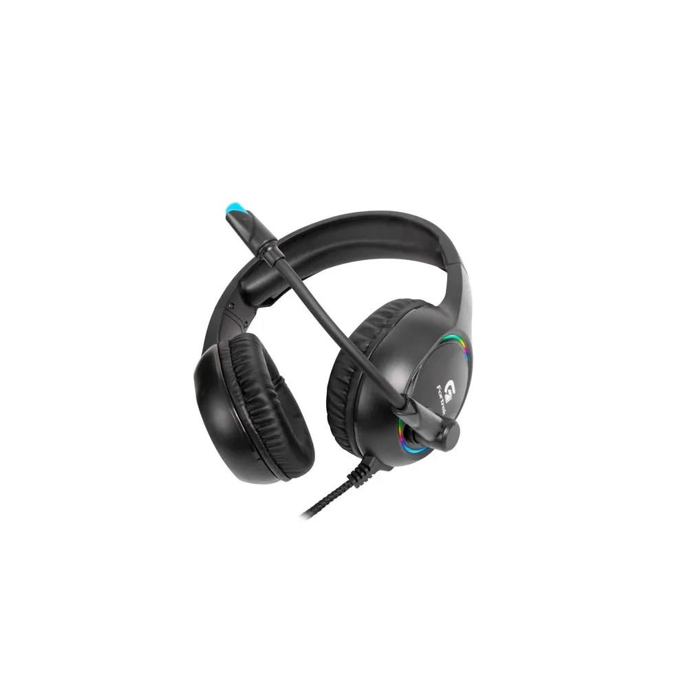 Imagem 2 de 5 do produto Headset Gamer Fortrek Holt, RGB, P2 + USB, Cabo Trançado, Preto - 70552