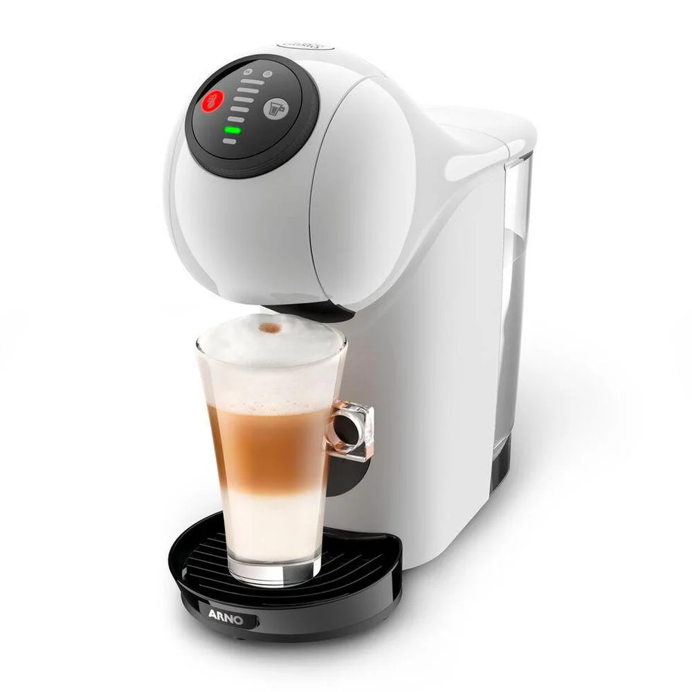 Imagem 4 de 5 do produto Cafeteira Arno Nescafé Dolce Gusto Genio S Basic Dgs1, 01 xicaras, 110V, 15 BAR de pressão, Branca