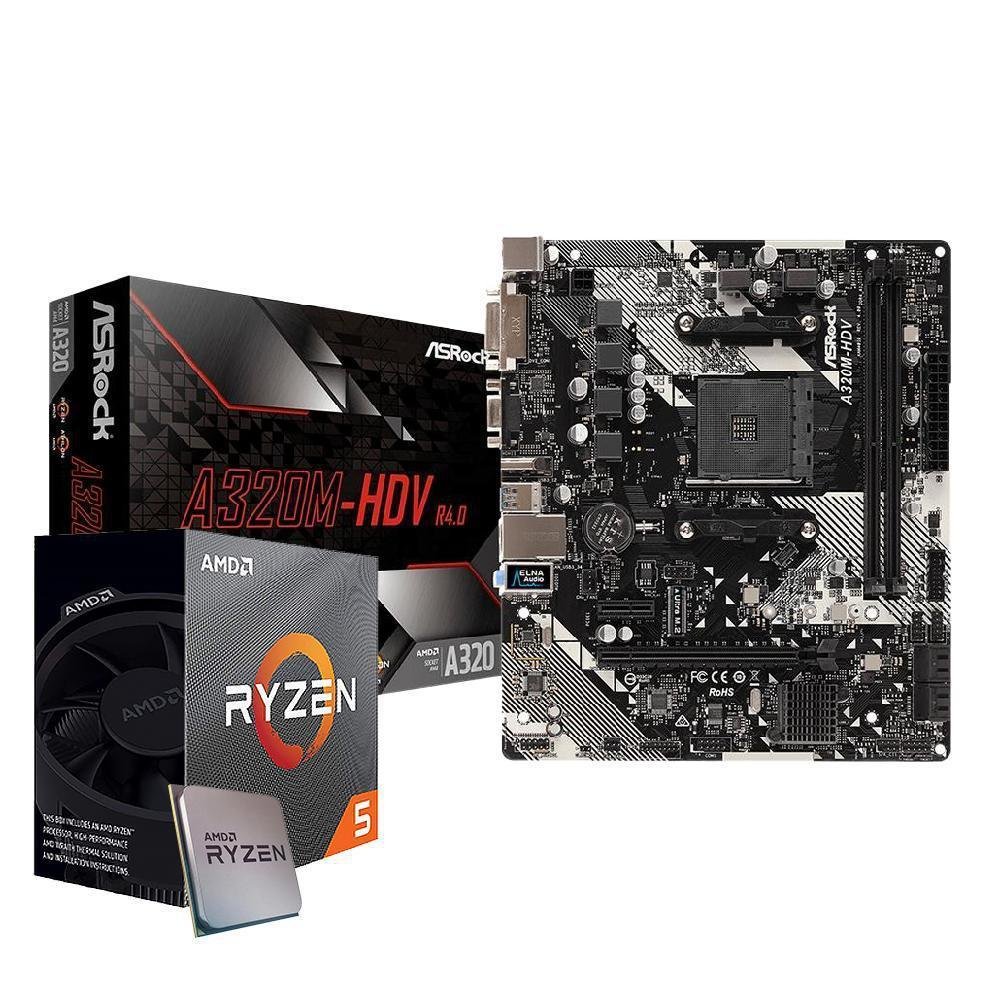 Kit Upgrade Gamer Cpu Amd Ryzen Vga Vega Placa M E Am