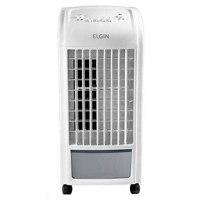 O climatizador de ar Elgin Smart resfria, ventila, umidifica e purifica o ar. Possui a função ionizador, que ao acionada, emite íons negativos no ambi