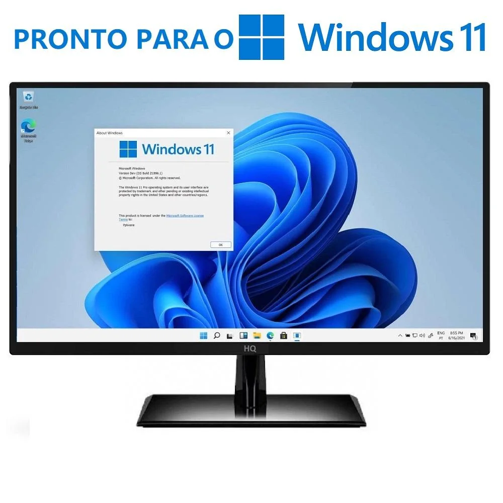 Monitor HQ 19.5 LED Widescreen, 75hz, HDMI, VESA, Ajuste de Inclinação, Preto - 19.5HQ-LED Monitor HQ 19.5 LED Widescreen, 75hz, HDMI, VESA, Ajuste de Inclinação, Preto - 19.5HQ-LED