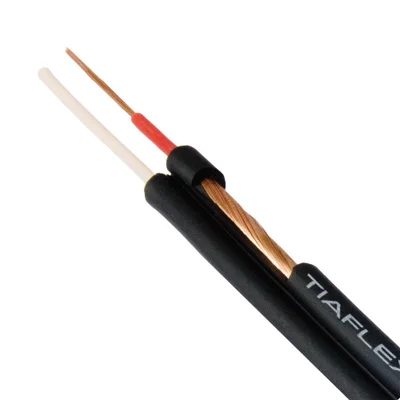 Cabo Stéreo Philips Blindagem Espiral 2X0,14Mm2 (26 Awg) 100M Preto Cabo Stéreo Philips Blindagem Espiral 2X0.14Mm2 (26 Awg) 100M Preto