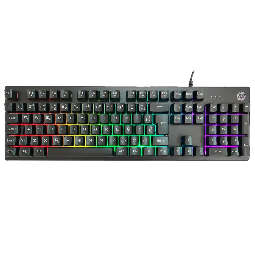 Imagem 5 de 5 do produto Kit Teclado e Mouse Usb Gamer, Preto - Km300f