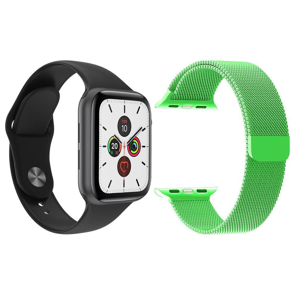 smartwatch iwo max pro troca pulseira 44mm ios android