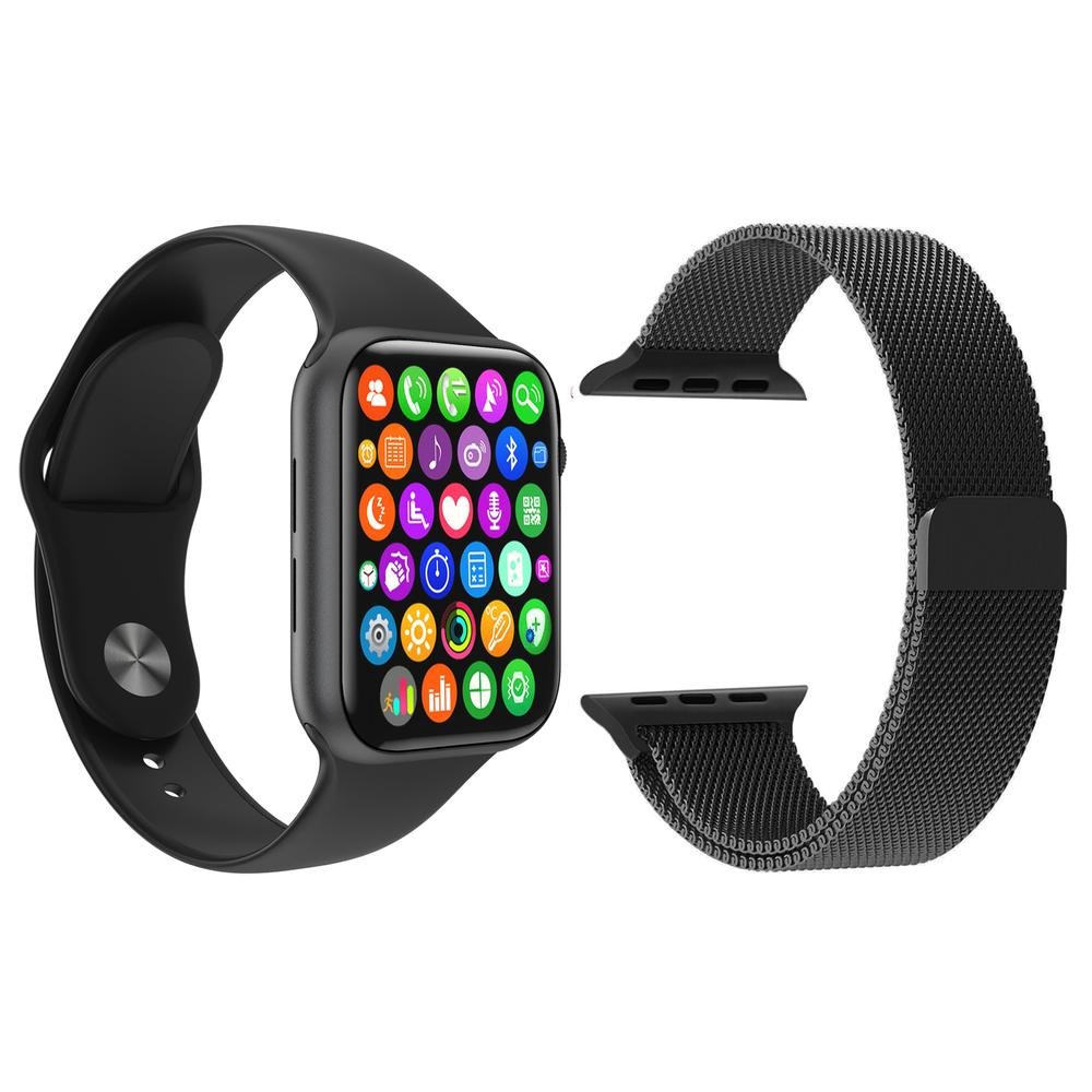 smartwatch iwo 8 prata