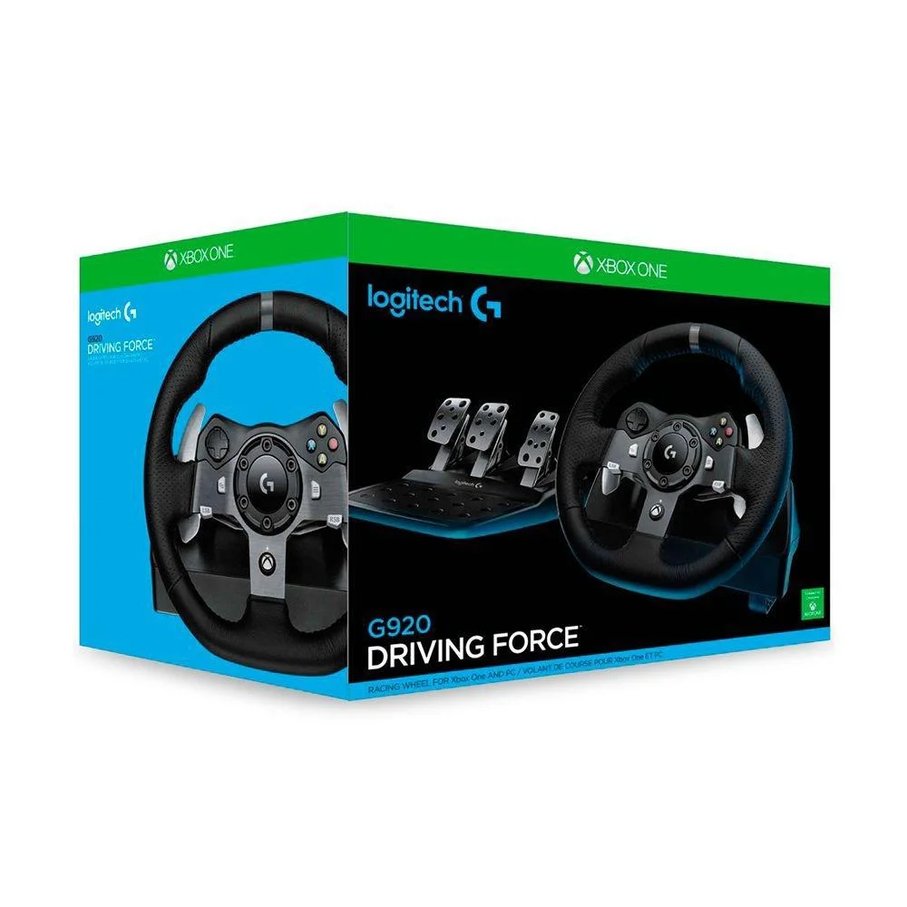 Volante Logitech Driving Force G920 KaBuM