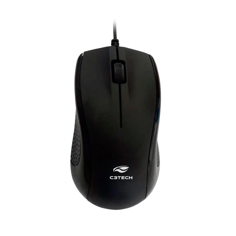 Imagem 2 de 2 do produto Mouse Com Fio, C3Tech, USB, 1000 DPI, Preto - MS-25BK