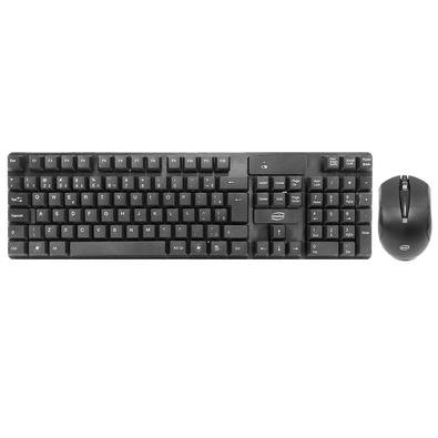 Combo: teclado e mouse Conexão Wireless: funciona com receptor nano USB de 2.4Ghz...