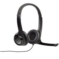 Headset Logitech H390 USB É perfeito para chamadas de voz, Skype, webinars e muito mais.Com áudio digital avançado, microfone com redução de ruídos e 