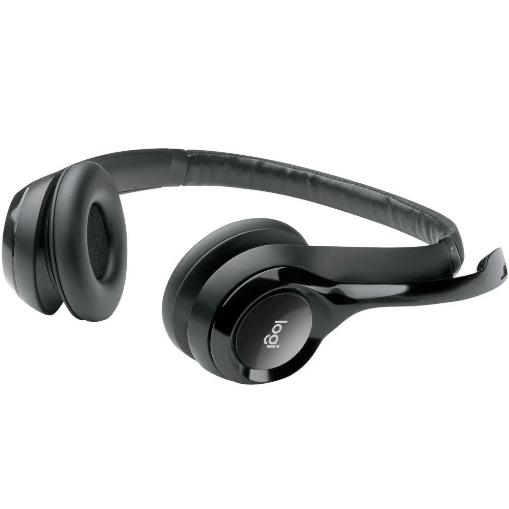 Imagem 2 de 5 do produto Headset Logitech H390, USB, Almofadas, Controles De Áudio Integrado, Microfone, Redução De Ruído, Preto.