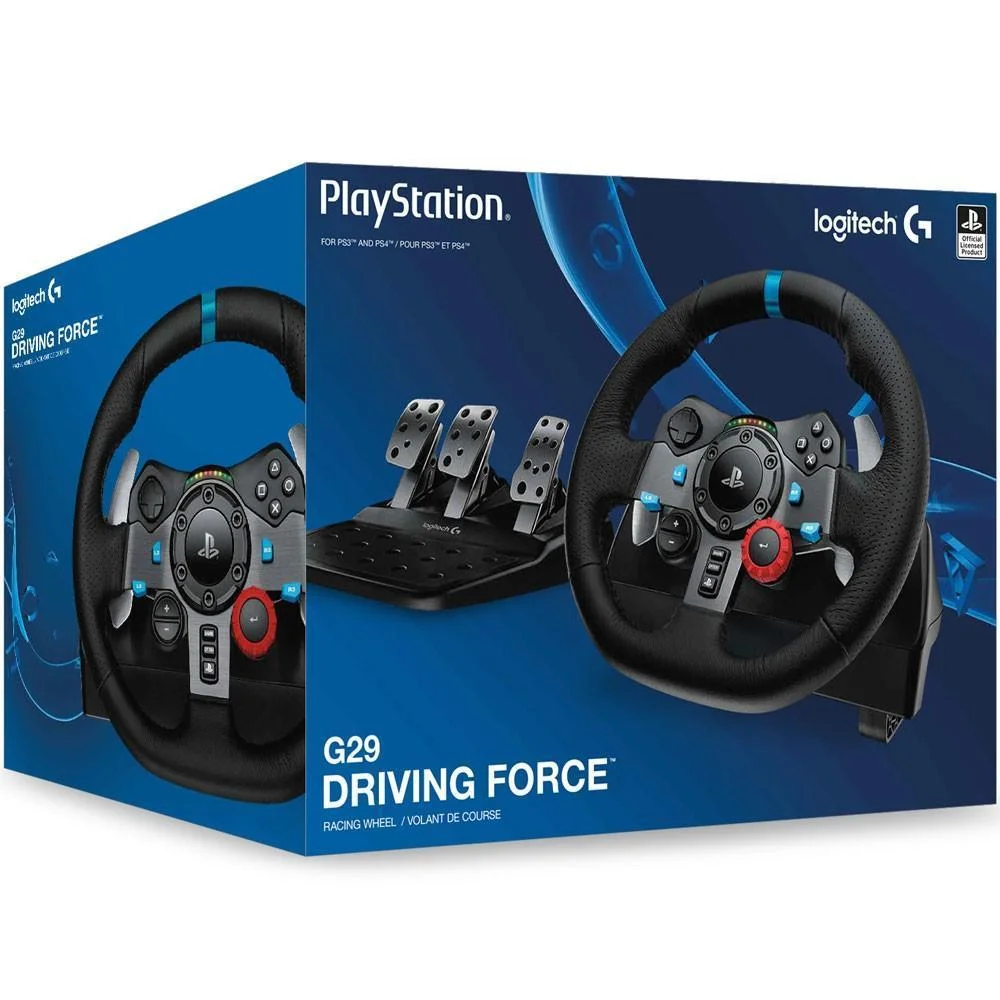 Imagem 3 de 5 do produto Volante Logitech G29 Driving Force para PS5, PS4, PS3 e PC