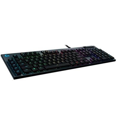 O G815 inclui tecnologias de jogo avançadas em um design ultrafino e sofisticado. Totalmente personalizável através da tecnologia LIGHTSYNC RGB, també