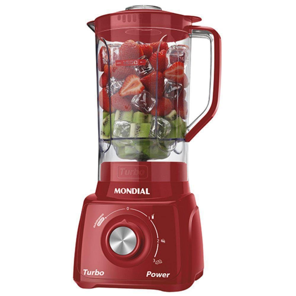 Imagem 3 de 5 do produto Liq Mondial L99 Turbo Filtro 3v. 500w - 1528-06  Vermelho  220 Volts