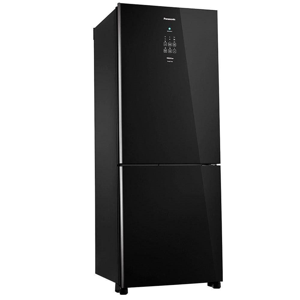 Geladeira Panasonic Black Glass 425L Inverter