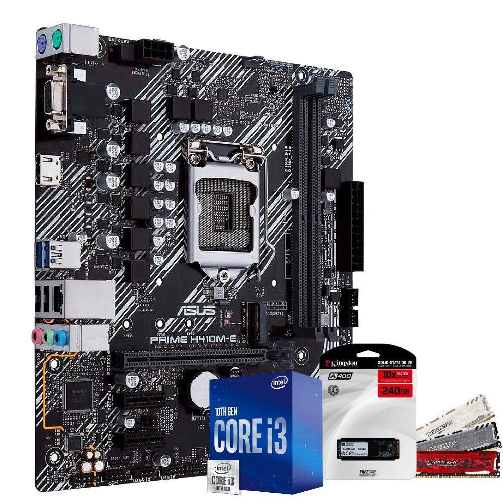 BIOSTAR H410M＋Intel CORE i3-10100F I3 10100f Core I3 10th Gen Motherboard Motherboard Intel I3