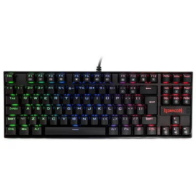 Teclado Mecânico Gamer Redragon Kumara, RGB, Switch Brown, Anti-Ghosting, ABNT2 - K552RGB-1
