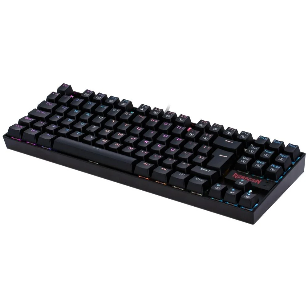 Imagem 5 de 5 do produto Teclado Mecânico Gamer Redragon Kumara, RGB, Switch Brown, Anti-Ghosting, ABNT2 - K552RGB-1
