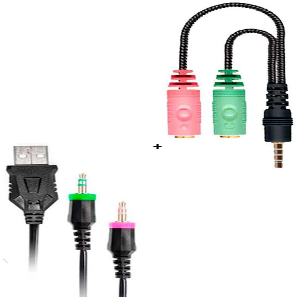 Imagem 3 de 3 do produto Headset Gamer DIGITAL, LED, Vermelho - MH8