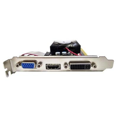 Placa de Vídeo AFOX GeForce GT 730, 2GB, DDR3, 128 Bits, Low Profile, HDMI/DVI/VGA - AF730-2048D3L6. Com velocidade da Memória: 667 MHz...