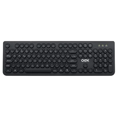 Teclado OEX Pop, ABNT2 , Preto - TC400