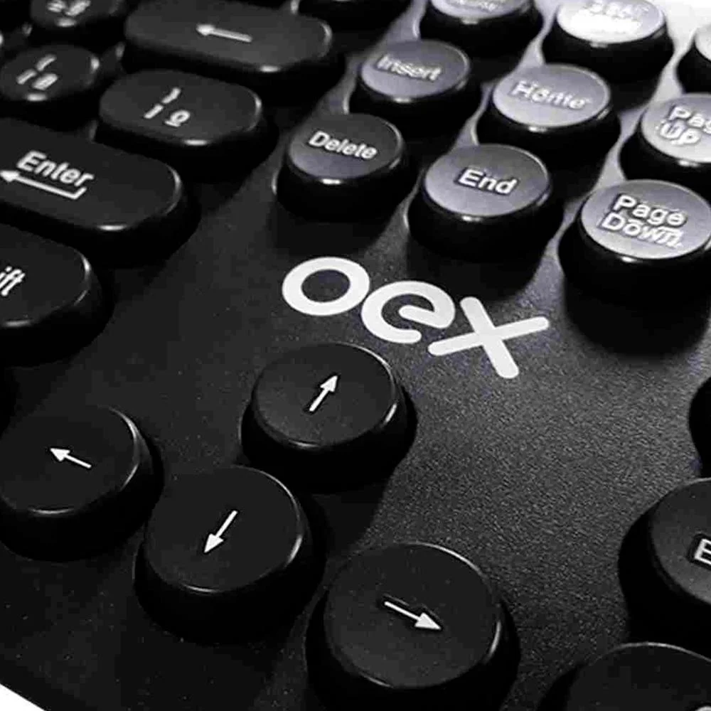 Imagem 4 de 5 do produto Teclado OEX Pop, ABNT2 , Preto - TC400