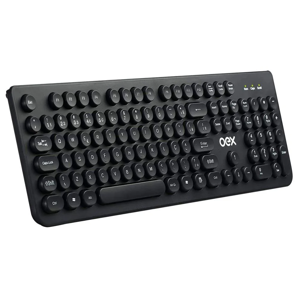 Imagem 5 de 5 do produto Teclado OEX Pop, ABNT2 , Preto - TC400