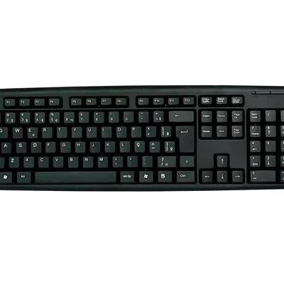 Teclado Newlink USB, ABNT2, Resistente à Água, 107 teclas, Preto - Tc308