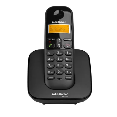Telefone Sem Fio Intelbras TS 3112 C/ 1 Ramal, Ident. Chamadas - 4123102.
