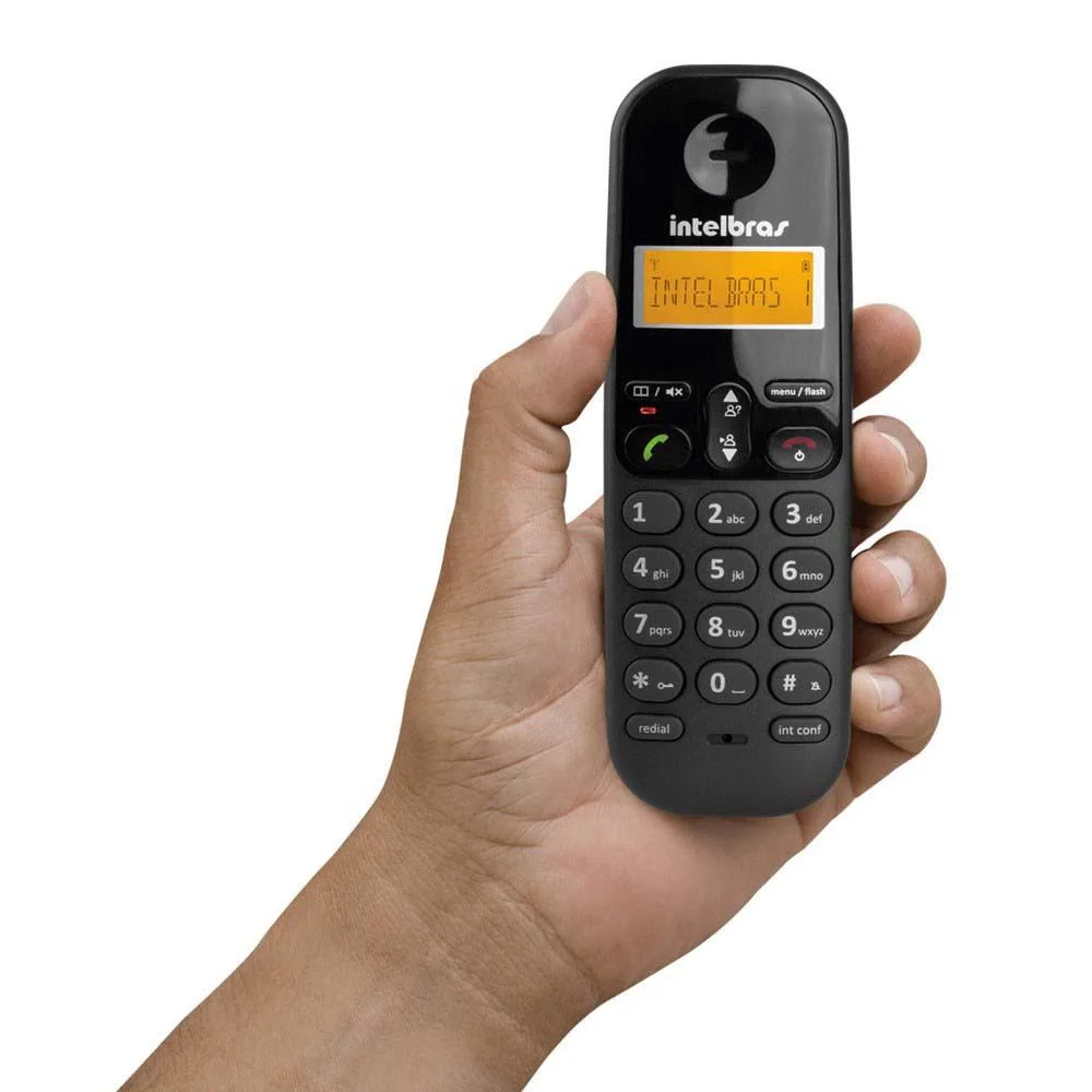 Imagem 2 de 5 do produto Telefone Sem Fio Intelbras TS 3112 C/ 1 Ramal, Ident. Chamadas - 4123102.