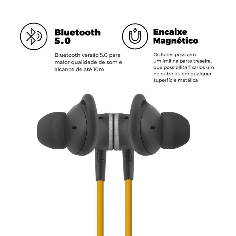 Fone de ouvido Bluetooth Earbuds Flex - Gorila Shield - Loja do Sapo