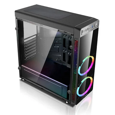 Gabinete Gamer C3Tech, Lateral em Vidro, USB 3.0, S/ Fonte, RGB - MT-G1000BK