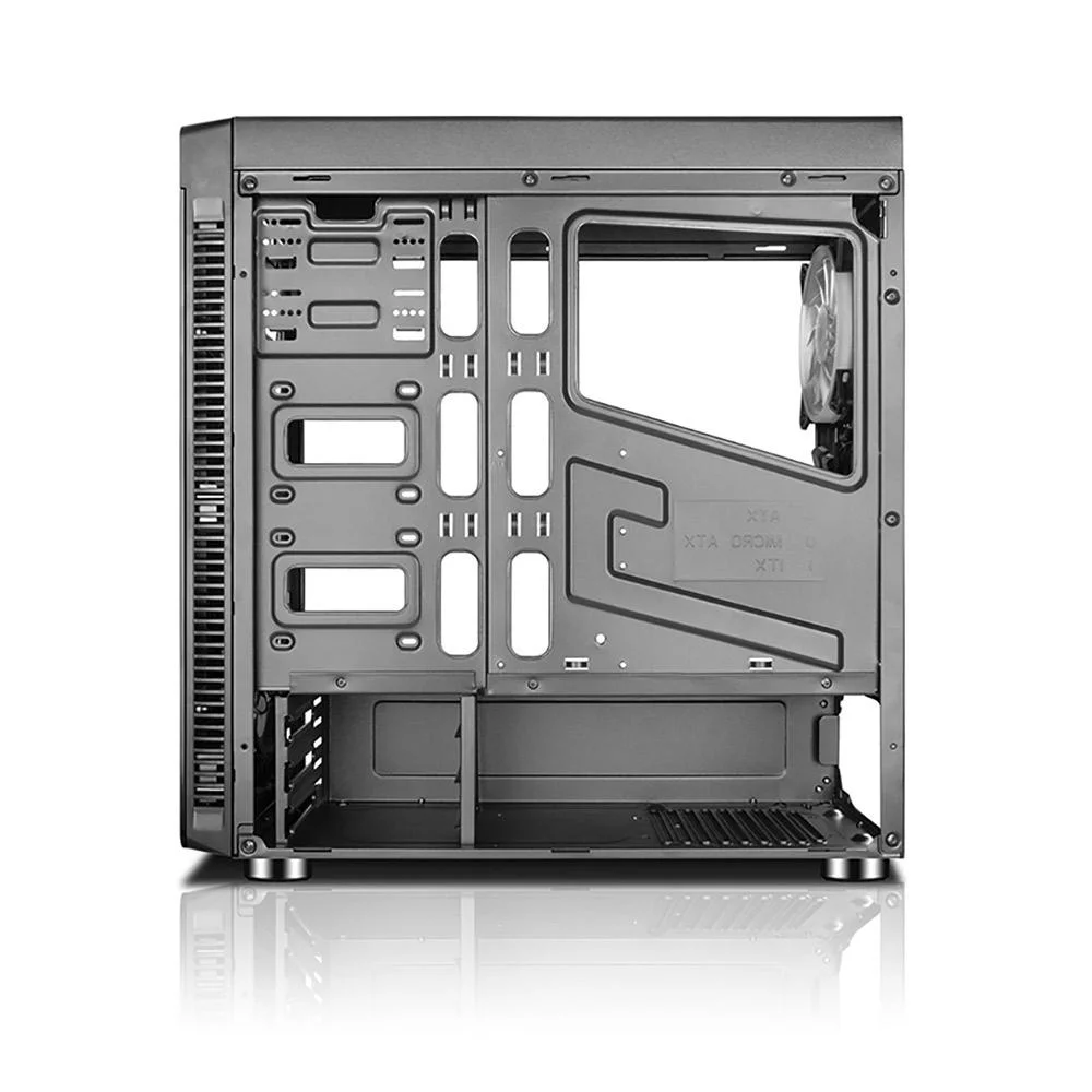 Imagem 3 de 5 do produto Gabinete Gamer C3Tech, Lateral em Vidro, USB 3.0, S/ Fonte, RGB - MT-G1000BK