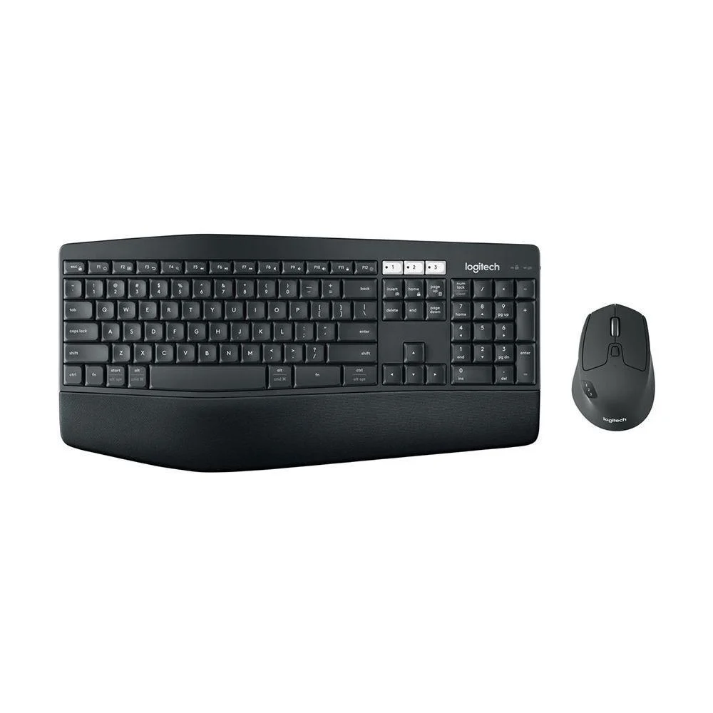 Imagem 2 de 3 do produto Kit Teclado e Mouse Logitech, Performance, USB, Sem Fio - MK850