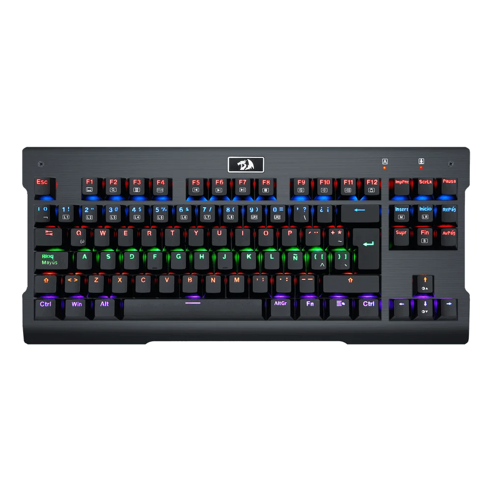 Teclado Mecânico Gamer Redragon Visnu RGB, Switch Blue, PT, C/ Fio - K561RGB