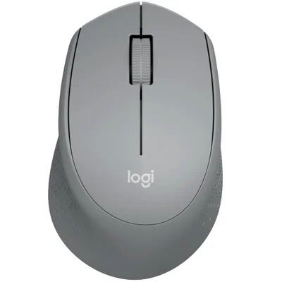 Mouse Sem Fio Logitech M280, Conexão USB E Pilha, Cinza - 910-004285