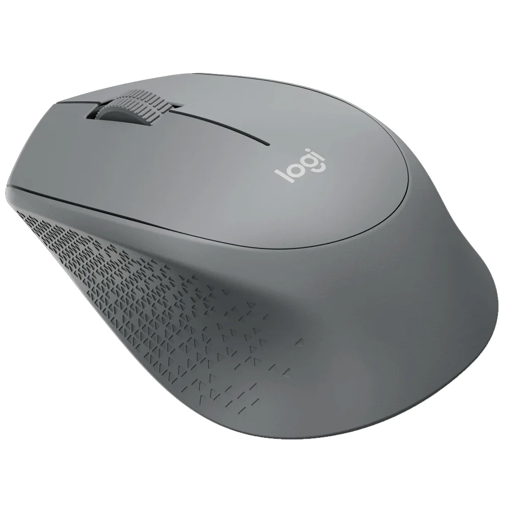 Imagem 3 de 5 do produto Mouse Sem Fio Logitech M280, Conexão USB E Pilha, Cinza - 910-004285