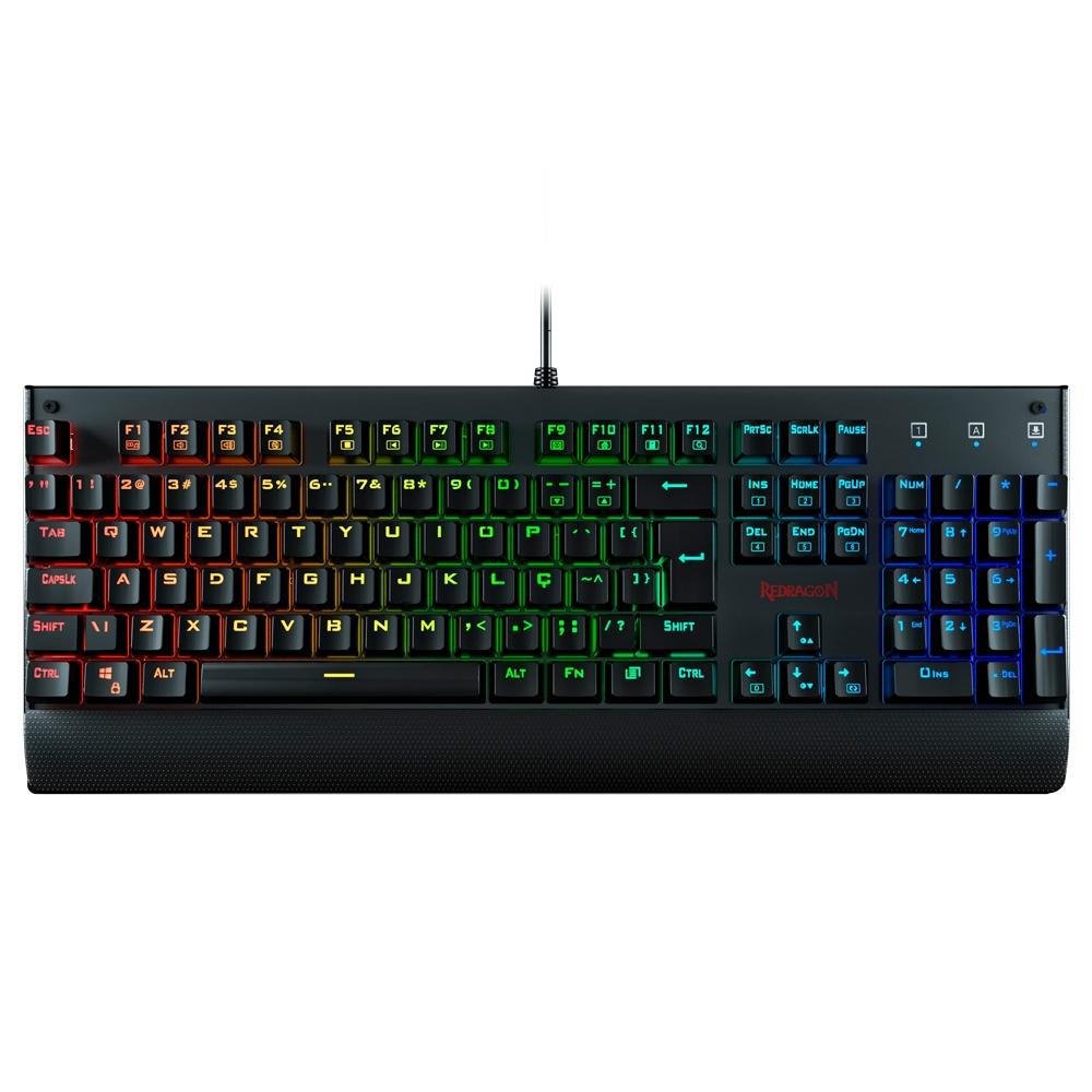 Teclado Mecânico Gamer Redragon Kala RGB ABNT2 Switch DIY Outemu Brown - K557RGB (BROWN)