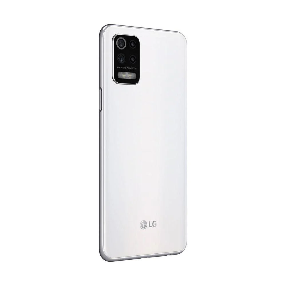 Smartphone LG K62+ Dual Tela 6.59'', 128GB, 4G, Câmera 48M+5MP+2MP+2MP - Branco