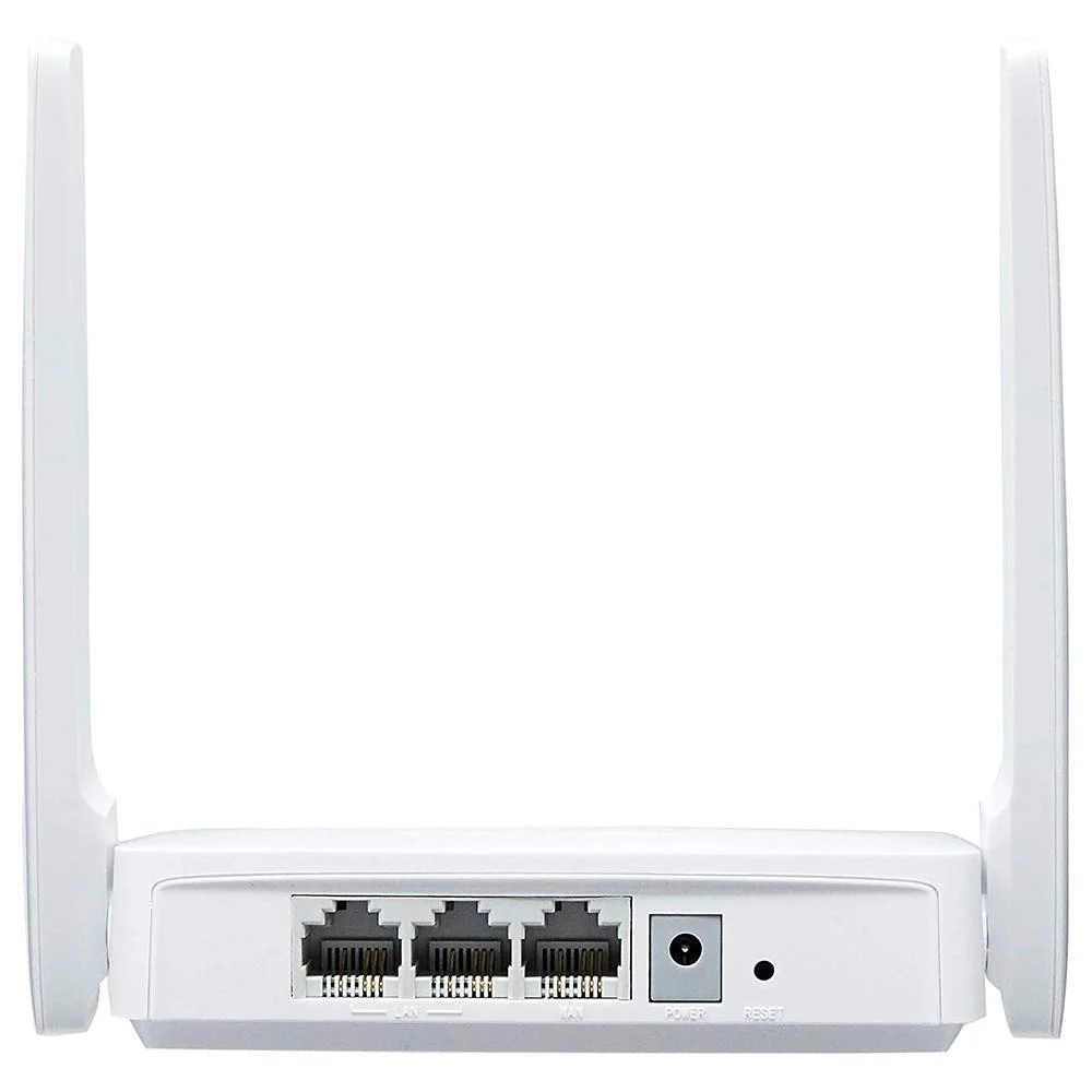 Roteador Wireless Mercusys Mw301r, Padrão Ethernet, N, 300Mbps, 2.4Hz, 2 Antenas Roteador Wireless Mercusys Mw301r, Padrão Ethernet, N, 300Mbps, 2.4Hz, 2 Antenas