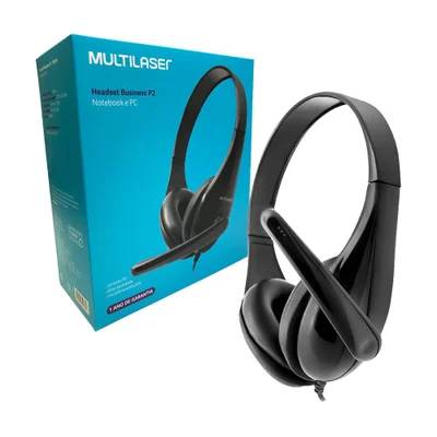 Headset Multi Business, Driver 40mm, P2, Preto - PH294