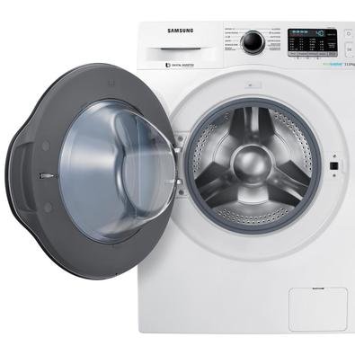 A tecnologia revolucionária Ecobubble dissolve o sabão com ar e água antes do início do ciclo, gerando bolhas de limpeza que penetram no tecido de for