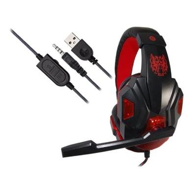 Headset Headfone Gamer Exbom HF-G820 Surround Com Microfone 360º Led  Iluminação - Azimps Loja