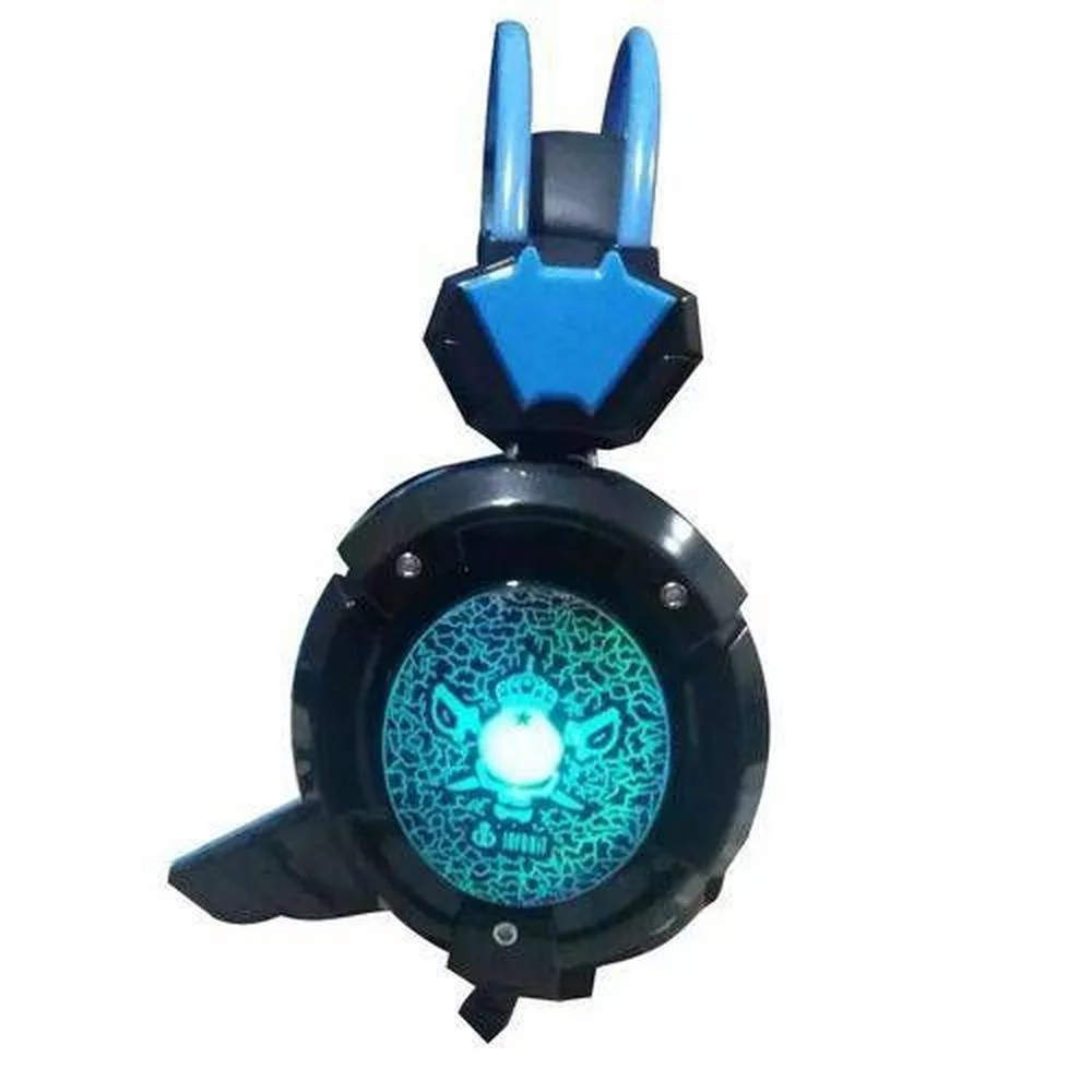 Imagem 2 de 3 do produto Headset Gamer Infokit, LED, X-Soldado, Preto/Azul - GH-X30